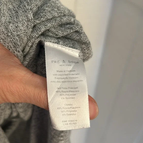 Rag & Bone Gray Rosalind Dress size Women’s Small - Picture 4 of 8